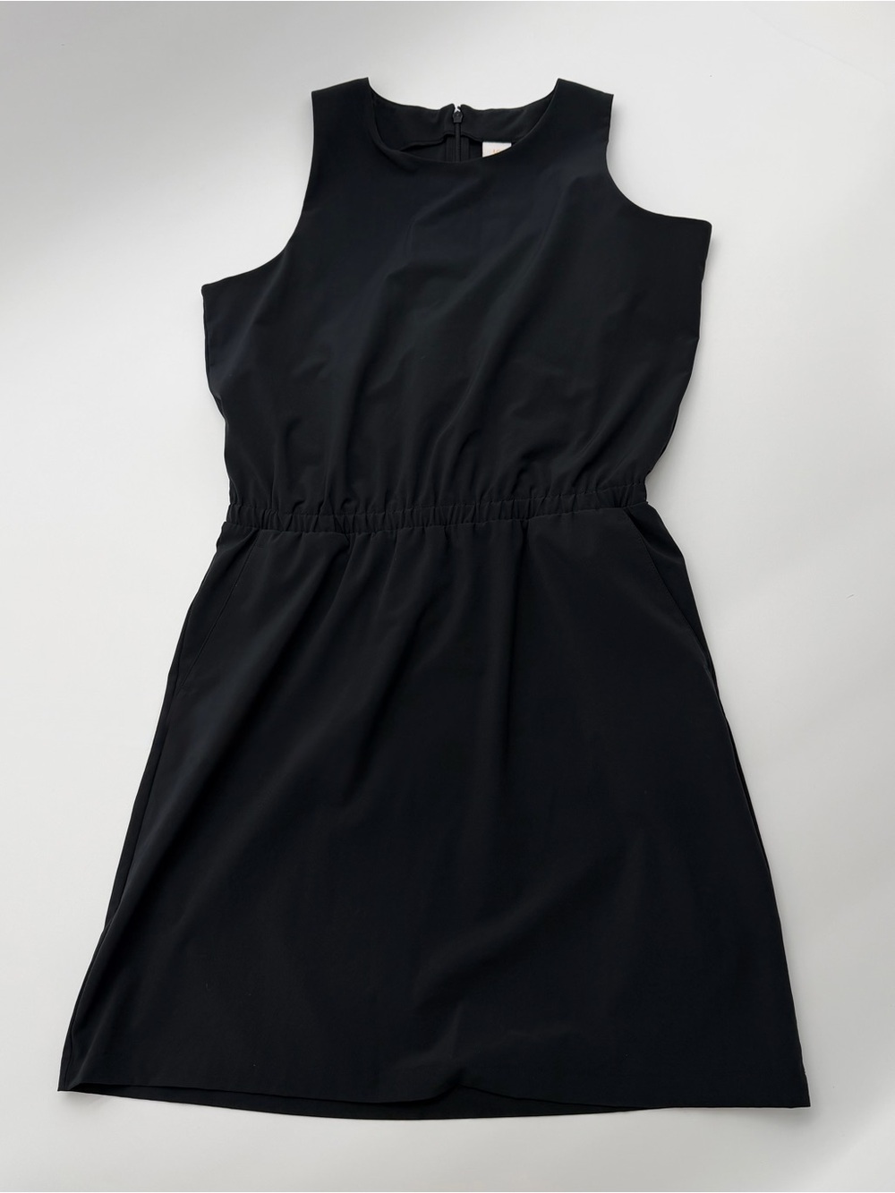 Lole Black Sleeveless Mini Dress with Elastic Waist